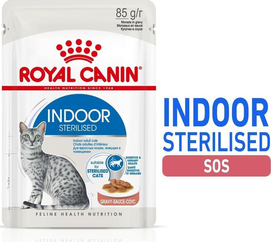 Royal Canin ROYAL CANIN Indoor Sterilised Sos saszetka 12x85g