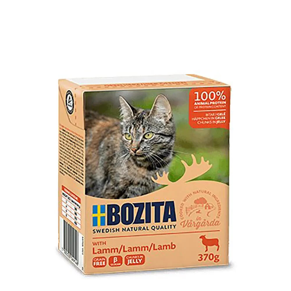 BOZITA With lamb – chunksjelly wet cat food