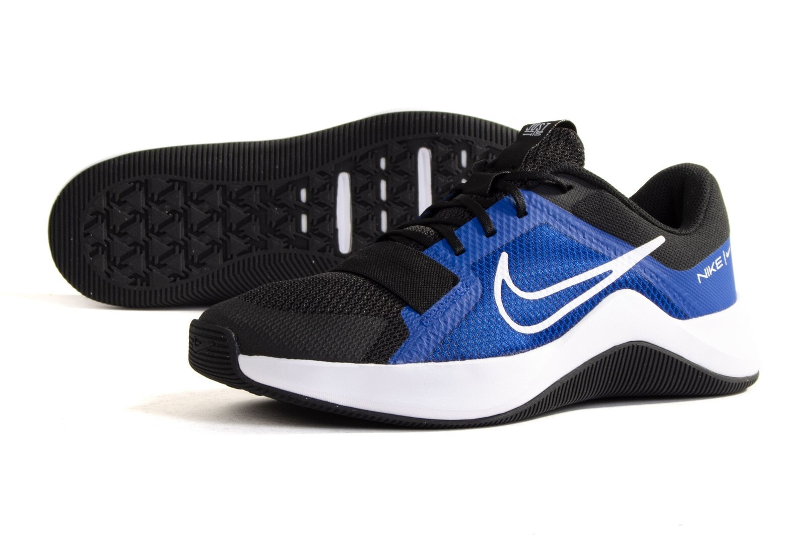 Мужские кроссовки черно-синие тканевые низкие Nike DM0823-400