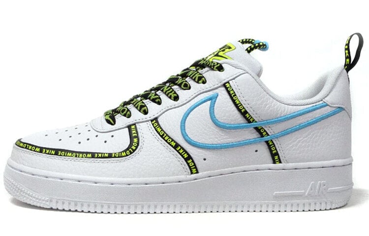 Nike Air Force 1 Low 07 Low “World Wide” 低帮 板鞋 男女同款 白蓝 / Кроссовки Nike Air Force 1 Low 07 Low World Wide CK7213-100