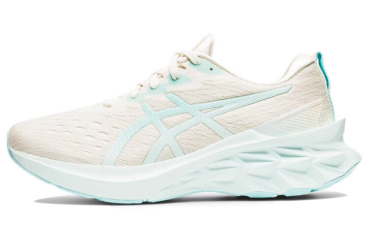 Asics 舒适 耐磨 低帮 跑步鞋 女款 米浅蓝 / Кроссовки Asics 1012B049-201