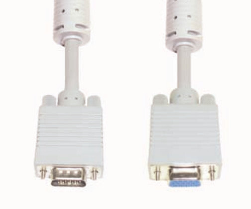 E&P CC 261/5 - 5 m - VGA (D-Sub) - VGA (D-Sub) - White - Male connector / Female connector
