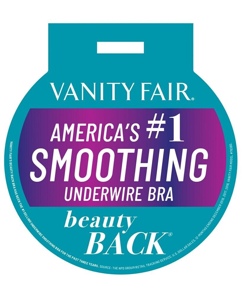 Vanity Fair Back Smoother Underwire Bra 76380 42 D Violet 