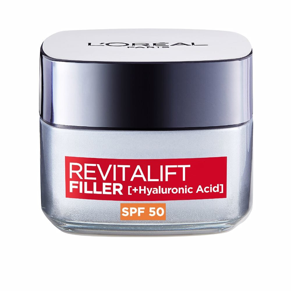 L'Oreal Paris Revitalift Filelr Hyaluronic Acid Cream SPF50 Дневной увлажняющий крем с гиалуроновой кислотой и высоким солнцезащитным фактором 50 мл