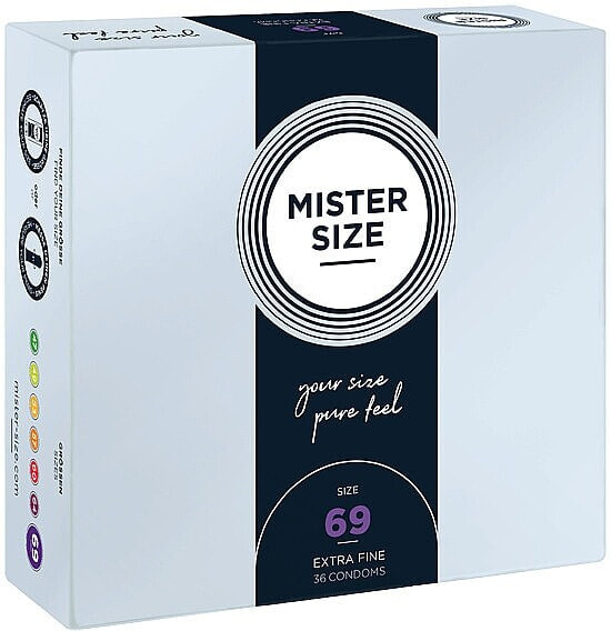 Kondome aus Latex Größe 69 36 St. - Mister Size Extra Fine Condoms