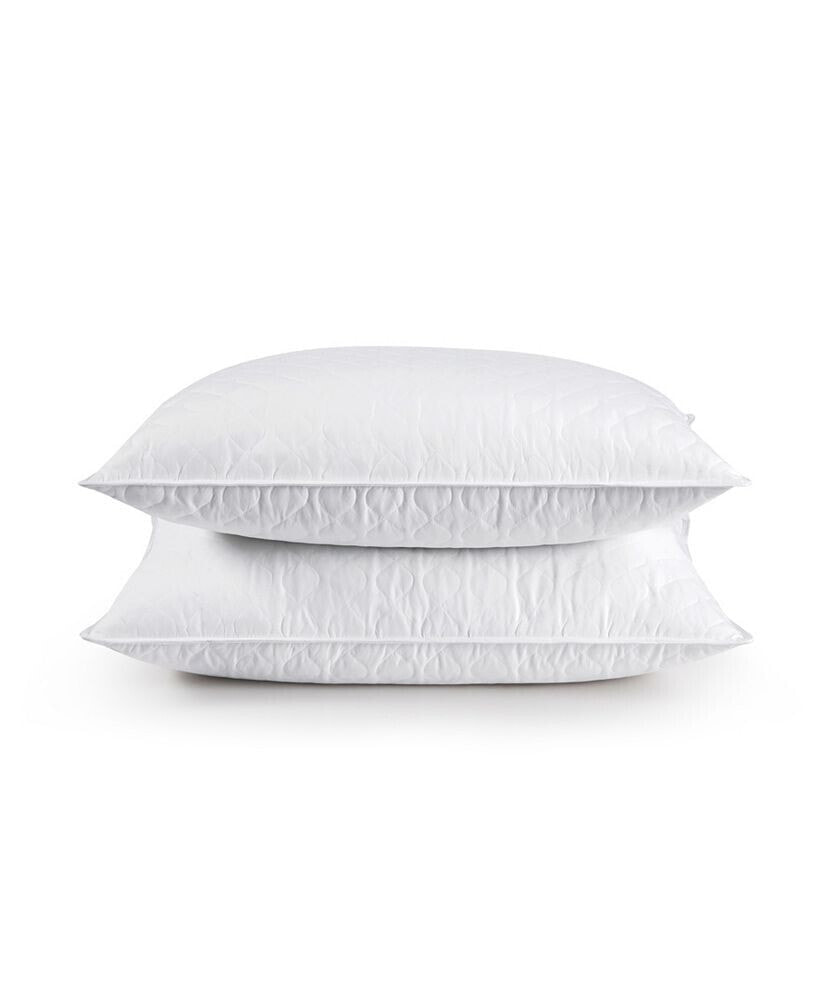 UNIKOME 2 Piece Quilted Bed Pillows, Standard/Queen