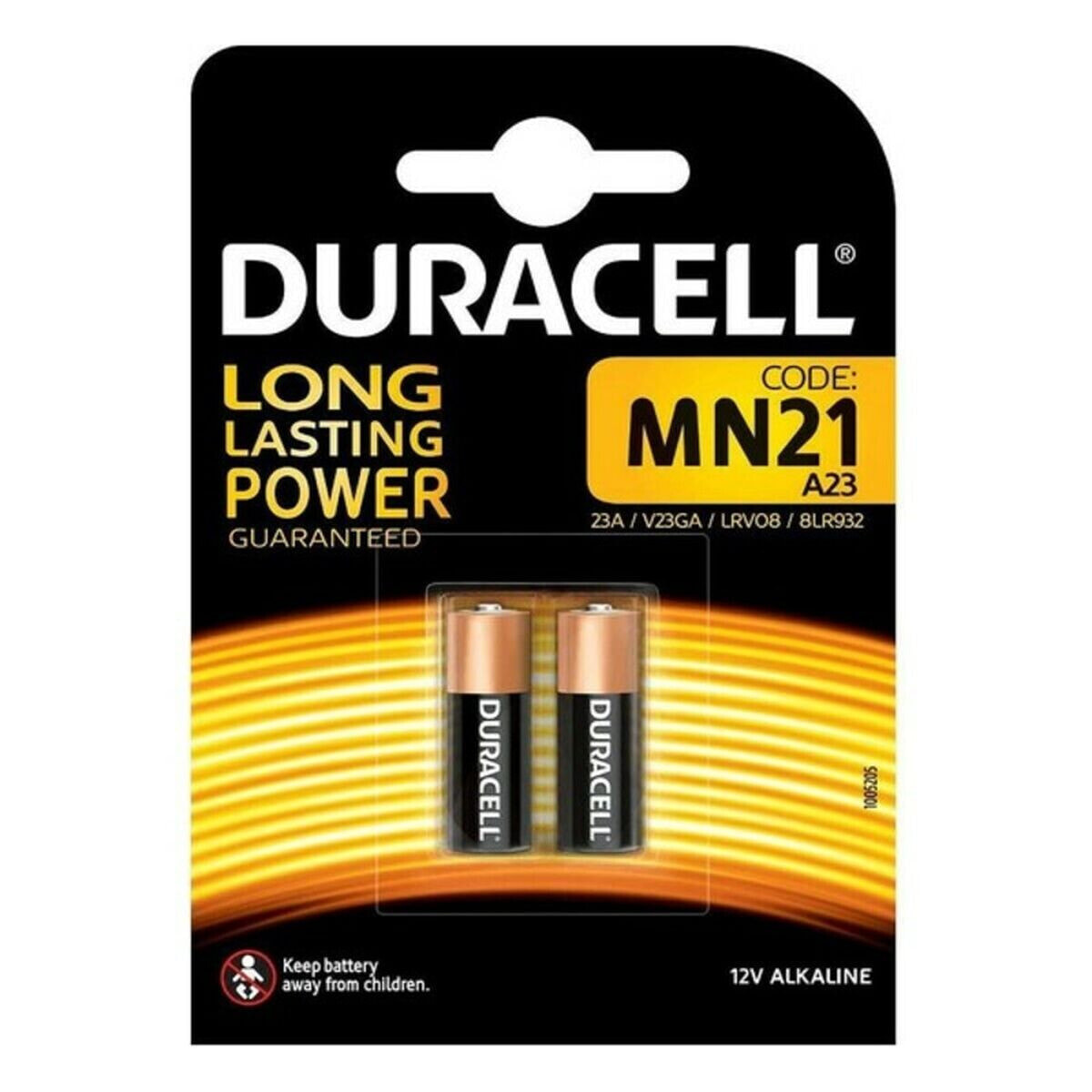 Batteries MN21B2 DURACELL 80411331403 (2 pcs) (2 Units)