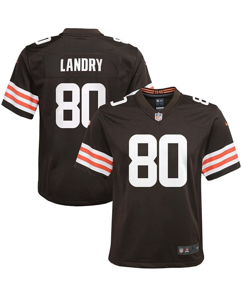 Nike big Boys and Girls Jarvis Landry Brown Cleveland Browns Game Jersey
