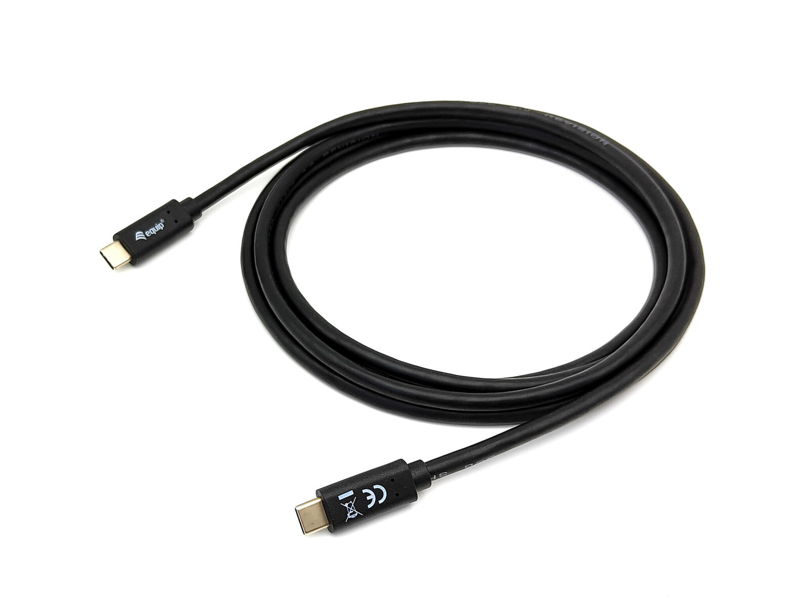 Equip 128346 USB кабель 1 m USB 3.2 Gen 1 (3.1 Gen 1) USB C Черный