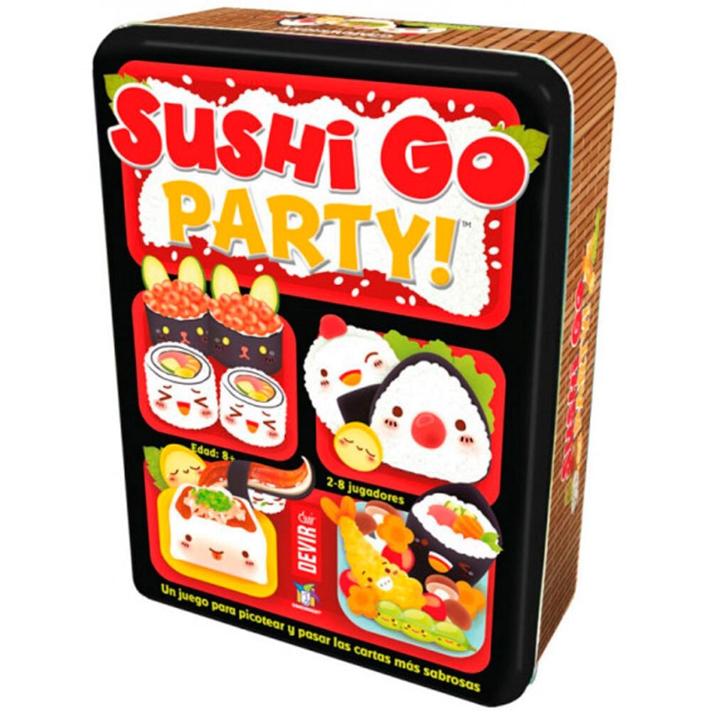 DEVIR Sushi Go Party Spanish Board Game Devir купить в интернет-магазине  Berezka Beauty, настольные игры для компании Devir недорого из Европы и США  с быстрой доставкой