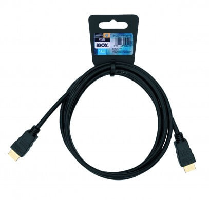 iBox ITVFHD0115 HDMI кабель 1,5 m HDMI Тип A (Стандарт) Черный