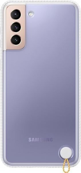 чехол силиконовый сиреневый Galaxy S21 Samsung