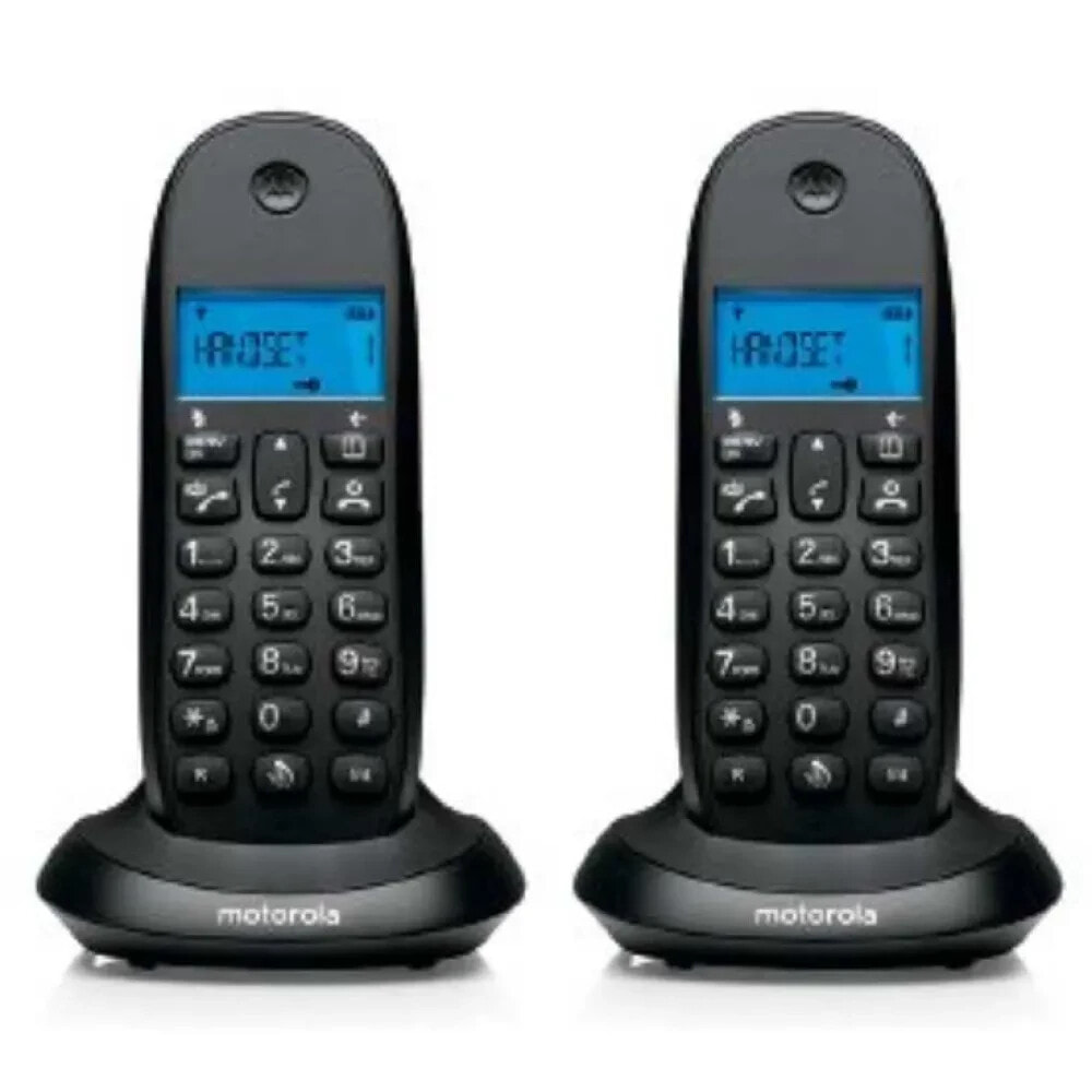 MOTOROLA C1002LB+ Wireless Landline Phone 2 units