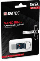 EMTEC ECMMD128GT103 - 128 GB - USB Type-A - 3.0 - 180 MB/s - Capless - Black