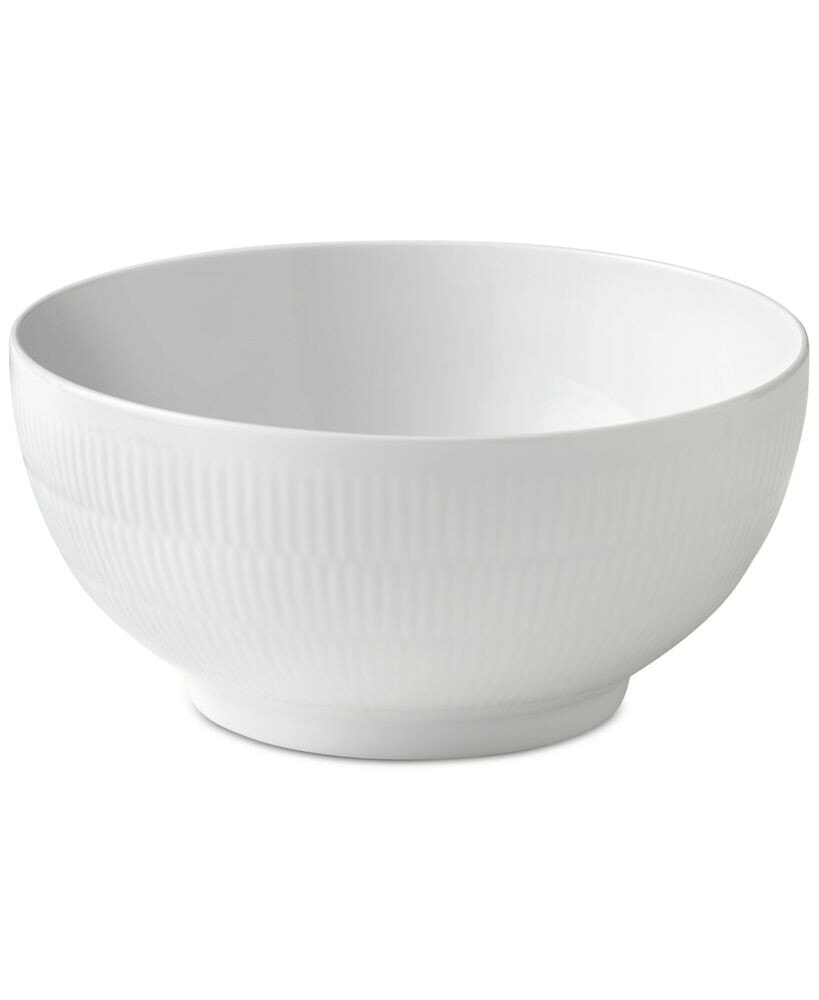 Royal Copenhagen white Fluted Large 9.5