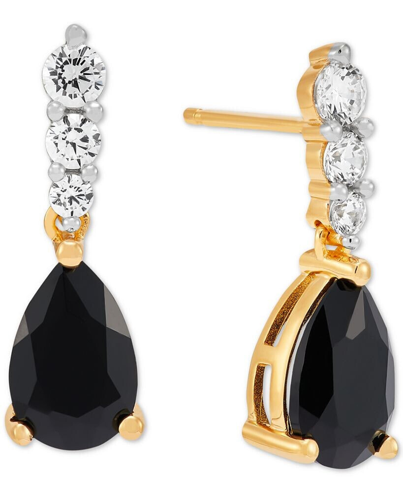 Giani Bernini Cubic Zirconia Interlocking Circle Drop Earrings in