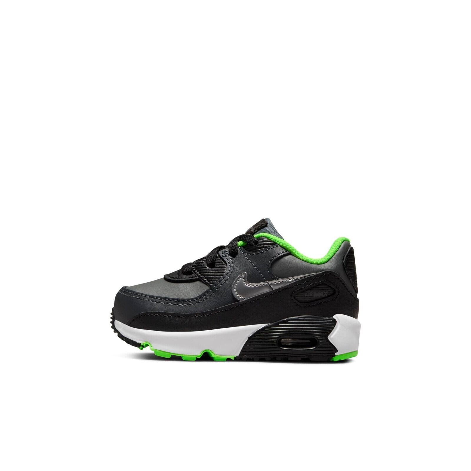 [CD6868-016] Toddlers Nike AIR MAX 90 'BLACK CHROME (TD)'