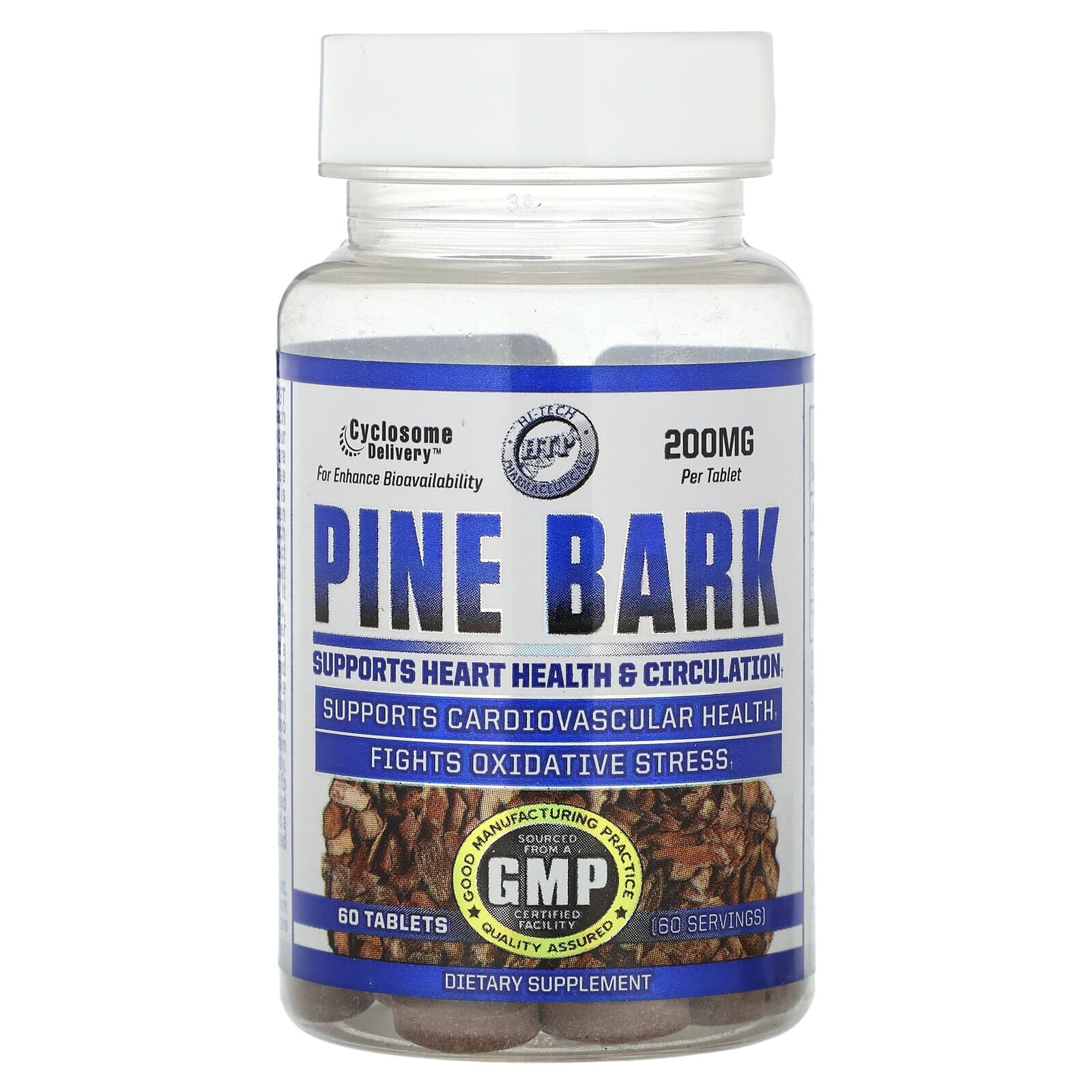 Pine Bark, 200 mg, 60 Tablets