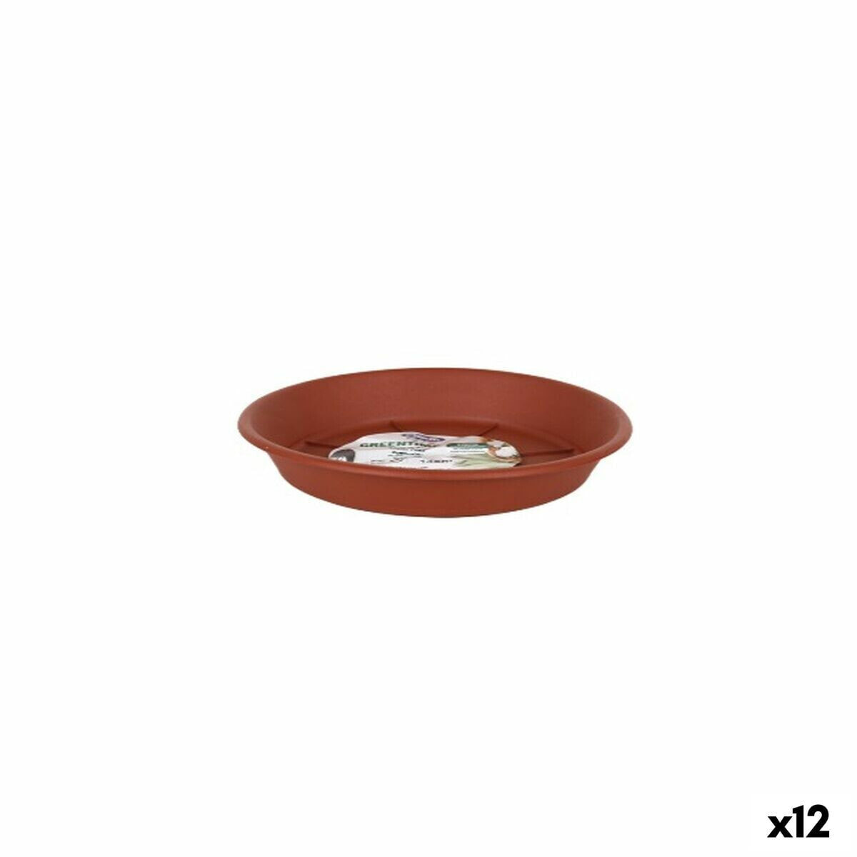 Flower Pot Dish Dem Greentime Brown ø 14 x 2 cm (12 Units)