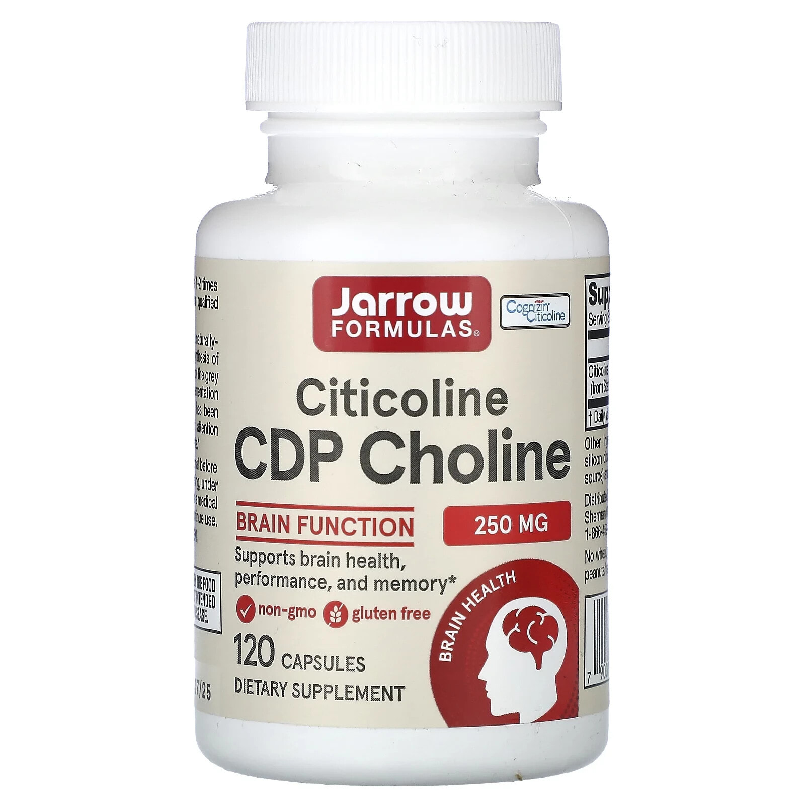 Citicoline, 250 mg, 60 Capsules