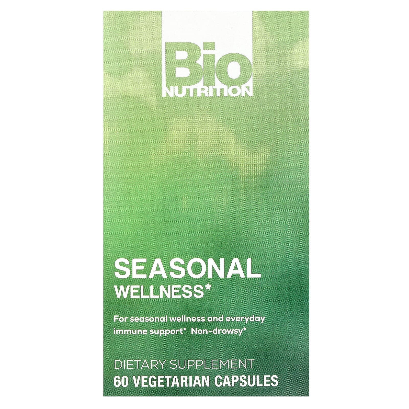 Seasonal Wellness, 60 Vegetarian Capsules