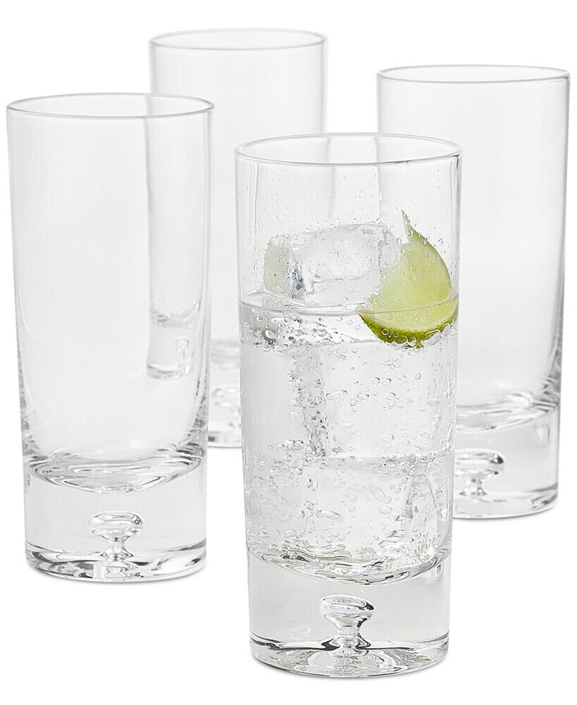 Hotel Collection bubble Highball Glasses, Set of 4, Created for Macys