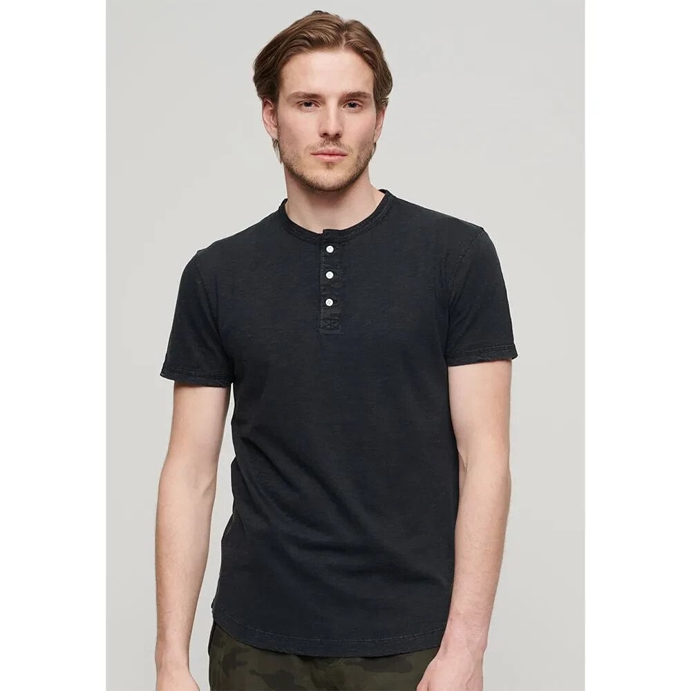 SUPERDRY Grandad Short Sleeve T-Shirt