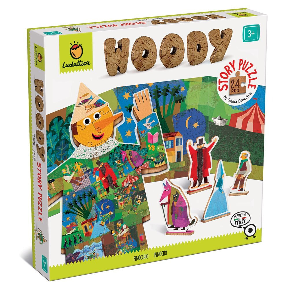 LUDATTICA Woody Story Pinocchio 24 Pieces Puzzle