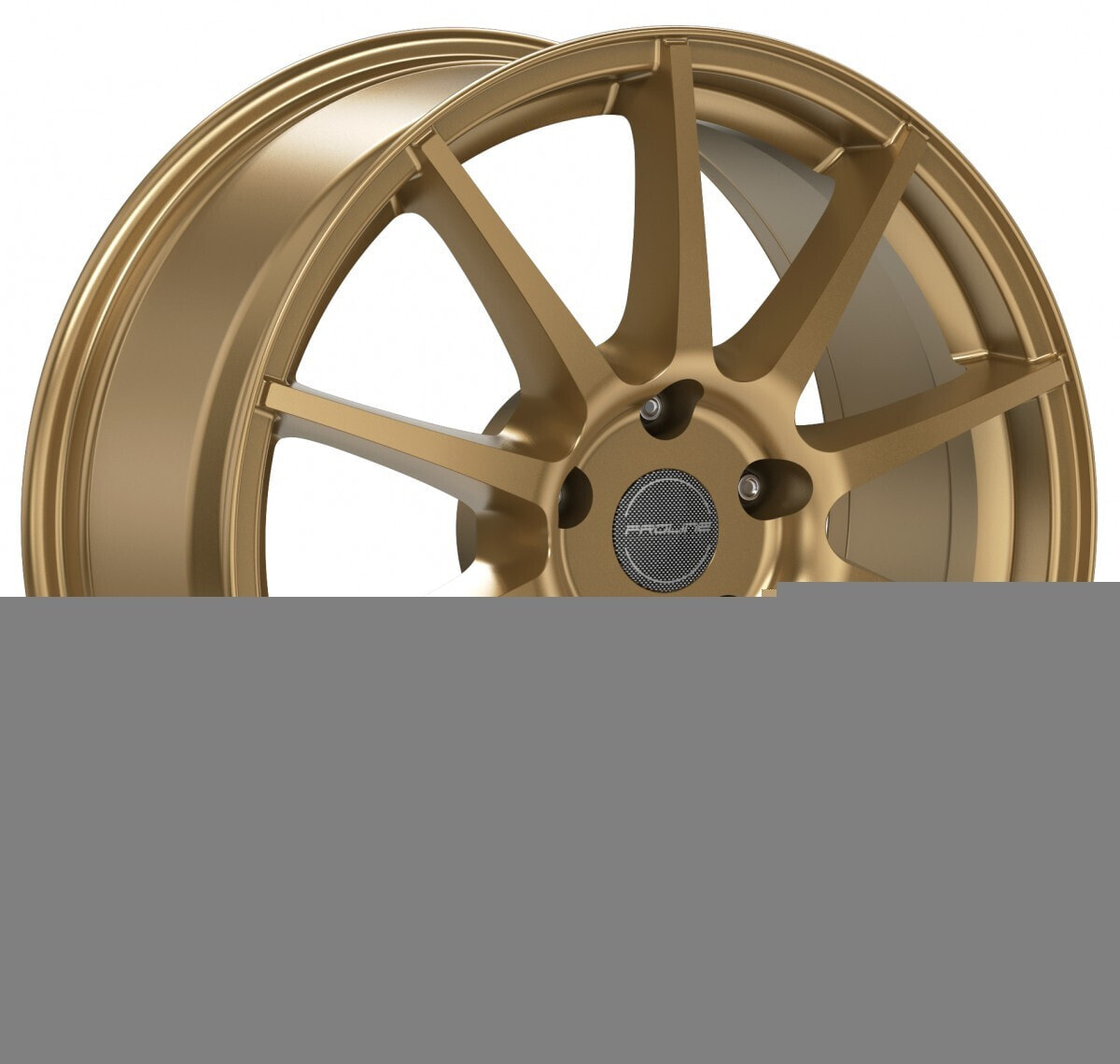 Колесный диск литой Proline UX100 gold matt 7.5x18 ET42 - LK5/100 ML63.3