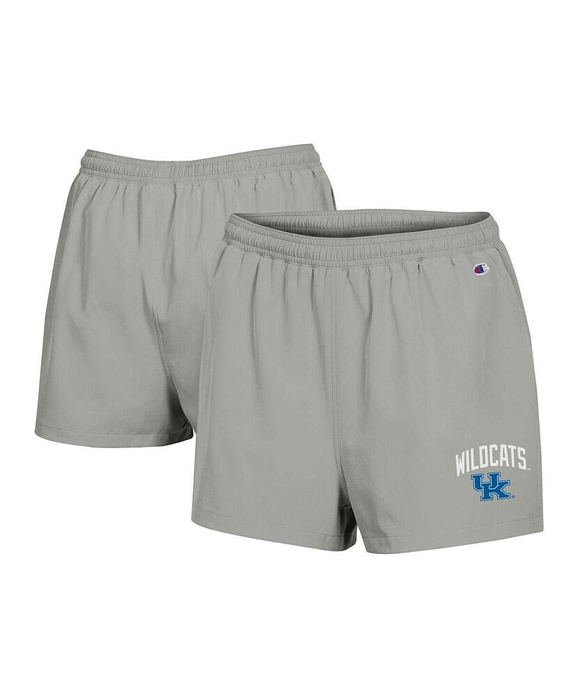 Champion women's Gray Kentucky Wildcats Football Fan High Waist Shorts