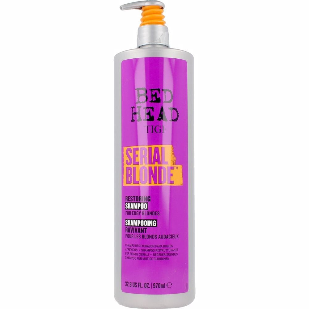 Шампунь для светлых волос TIGI BED HEAD serial blonde purple toning shampoo 970 ml