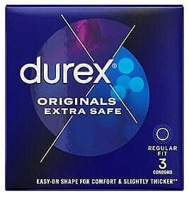 Verdickte Kondome 3 St. - Durex Extra Safe Originals