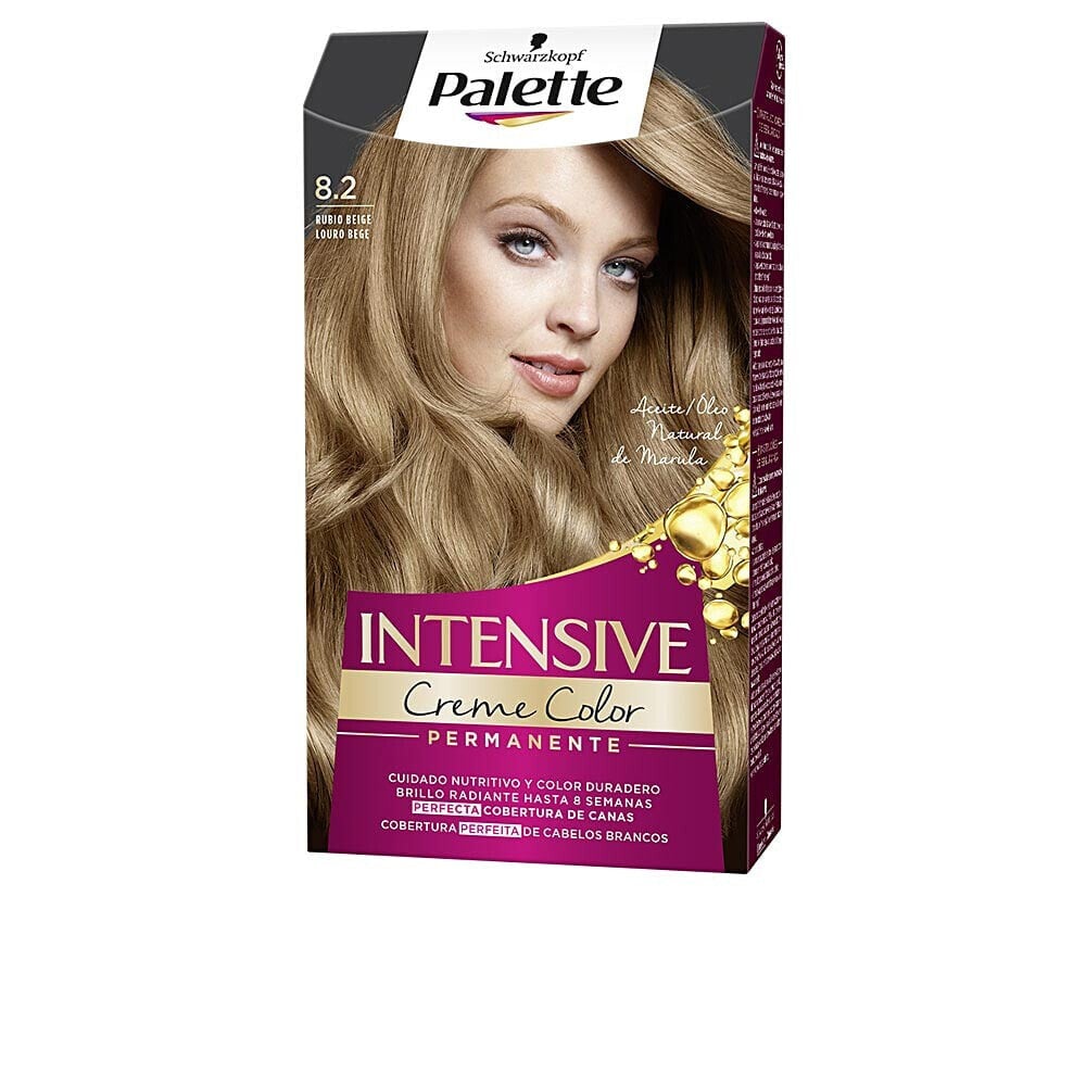 Schwarzkopf Palette Intensive Cream Color 8.2 Beige Blond Перманентная крем-краска для волос, оттенок бежево-русый