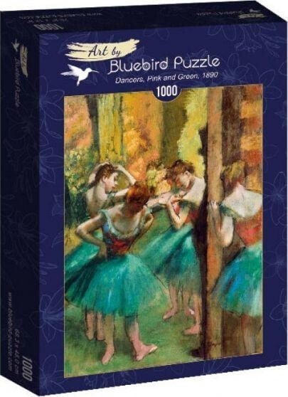 Bluebird Puzzle Puzzle 1000 Różowa i zielona tancerka, Degas