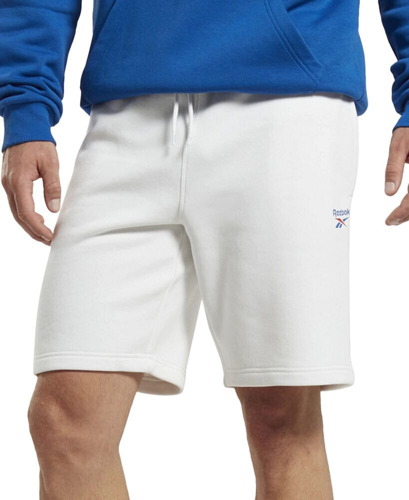 Reebok men's Identity Regular-Fit Logo-Print Sweat Shorts