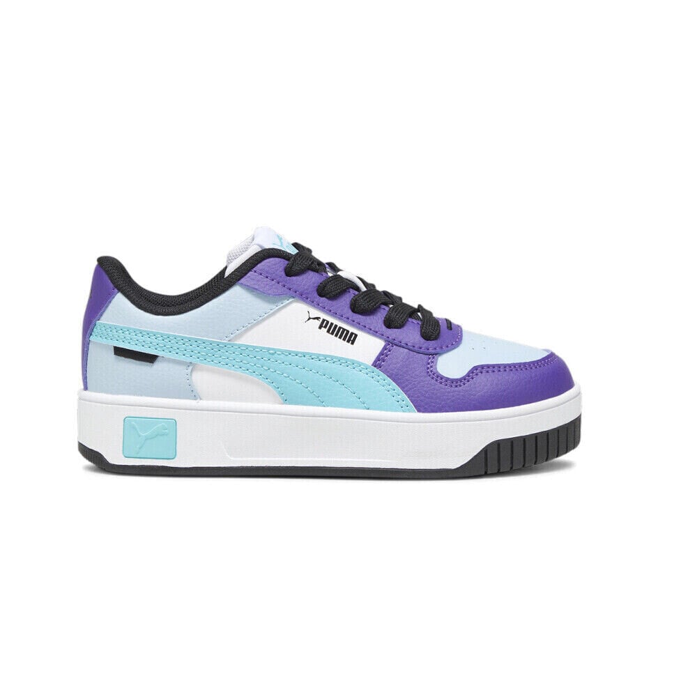 Puma Carina Street Platform Toddler Girls Blue, Purple, White Sneakers Casual S