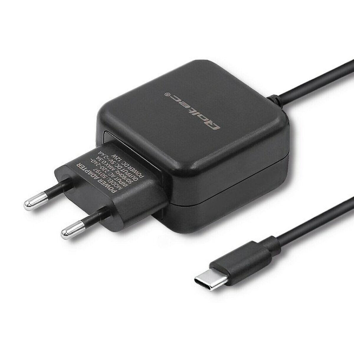 Wall Charger Qoltec 50197 Black 12 W (1 Unit)