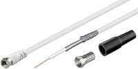 Goobay 100 dB Coaxial Antenna Cable Set - 20 m - F-type - Coaxial - White