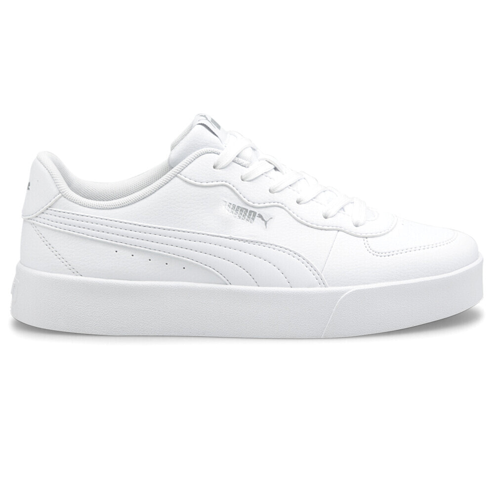 Puma 38014702 Womens Skye Clean Lace Up   Sneakers Shoes Casual   - White - Size