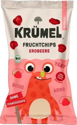 Kindersnack Fruchtchips Erdbeere, ab 3 Jahren, 10 g