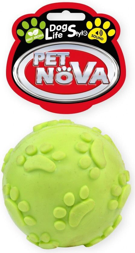 Pet Nova TPR Soundball Yellow 6cm