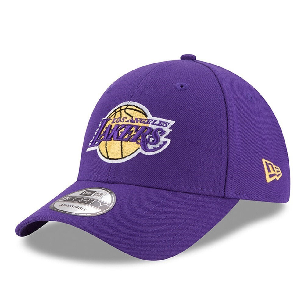 Мужская бейсболка фиолетовая с логотипом New Era 9FORTY The League Nba Los Angeles Lakers