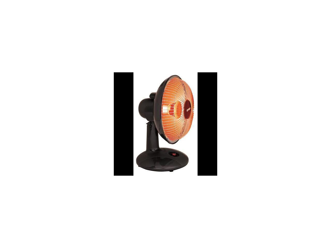 Optimus Space Heater 9 in. Dish 300W Ultra Quiet Handle - H4110S