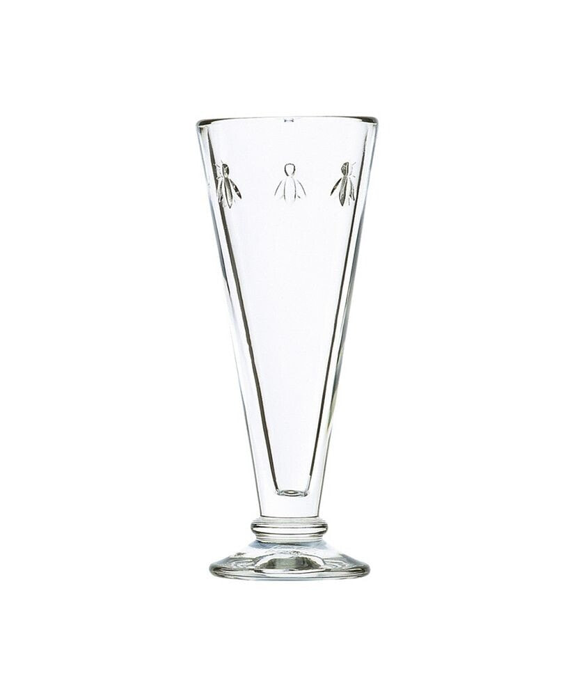 La Rochère glassware Napoleon Bee 6-ounce Flutes, Set of 6