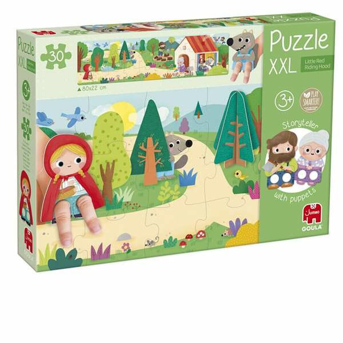 Jumbo GOULA Puzzle Red Riding Hood XXL Составная картинка-головоломка 30 шт Фантастика 1110700207