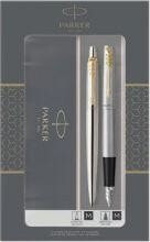 Parker ZESTAW DŁUGOPIS + PIÓRO JOTTER STAL CT 2093258