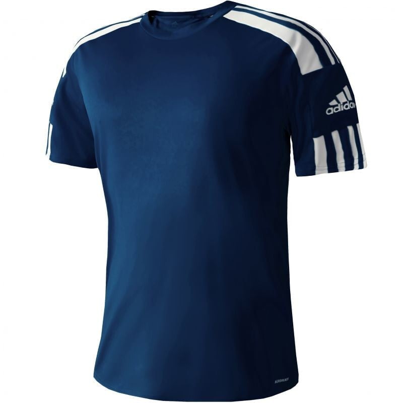 Мужская спортивная футболка синяя T-shirt adidas SQUADRA 21 JSY Y Junior GN5745