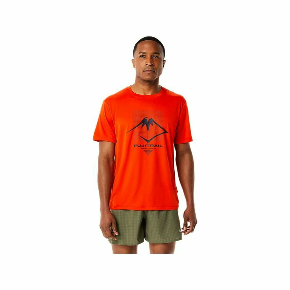 Men’s Short Sleeve T-Shirt Asics FUJITRAIL Orange