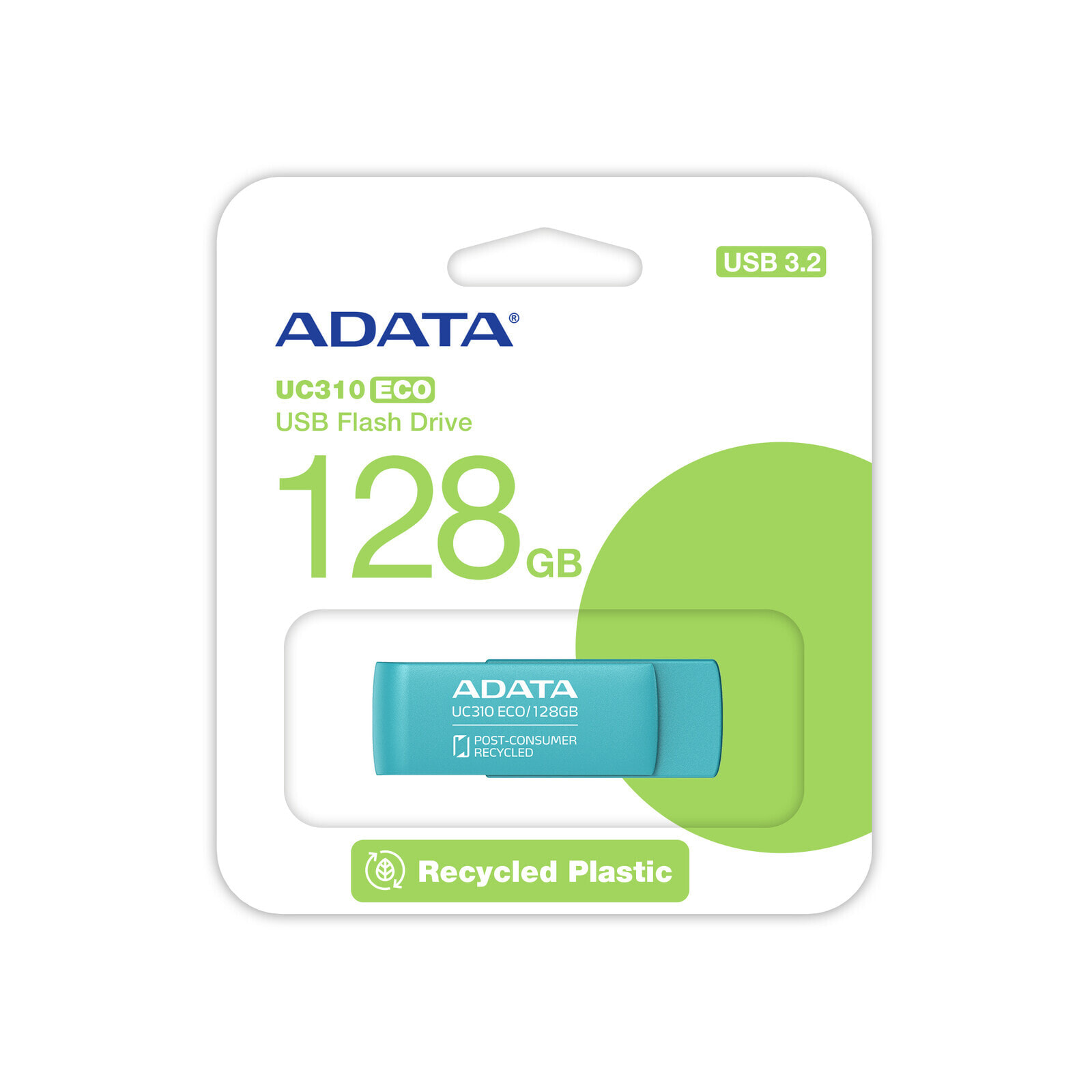 ADATA UC310 ECO 128GB (grün, USB-A 3.2 Gen 1)