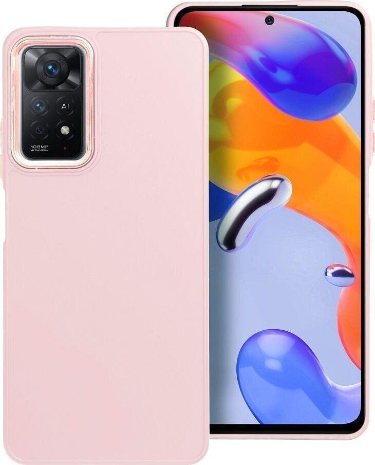 OEM Futerał FRAME do XIAOMI Redmi Note 11 Pro / 11 Pro 5G pudrowy róż